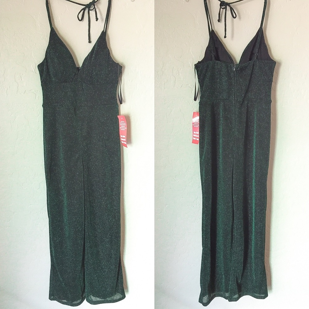 SMART Dark Green Sparkles Romper